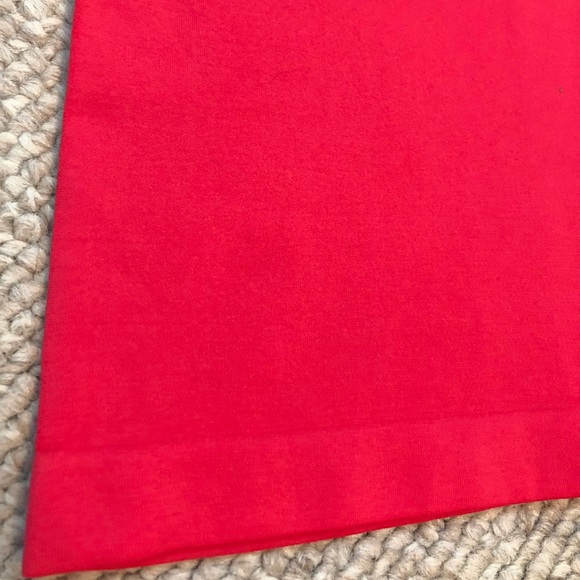 Coral-Red Crisscross Nylon Tank Top - Picture 7 of 7